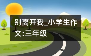 別離開我_小學生作文:三年級