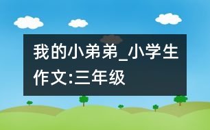 我的小弟弟_小學生作文:三年級