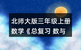 北師大版三年級上冊數(shù)學(xué)《總復(fù)習(xí) 數(shù)與代數(shù)》 9.森林醫(yī)生。