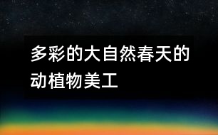多彩的大自然——春天的動(dòng)、植物（美工）