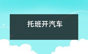 托班：開(kāi)汽車(chē)