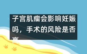 子宮肌瘤會影響妊娠嗎，手術(shù)的風險是否高